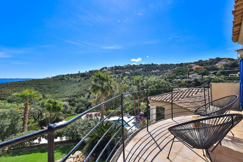 Balkon beim Wohnzimmer