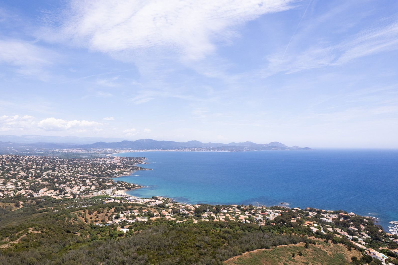 180-Grad-Panoramablick aufs Mittelmeer