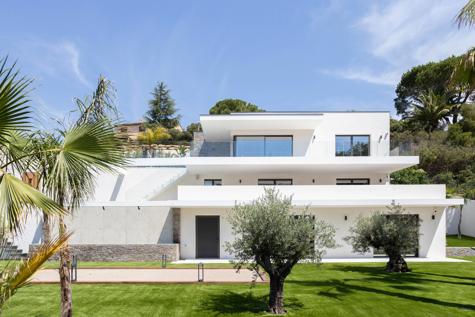 Moderne Architektur Villa Verdagne Sainte Maxime