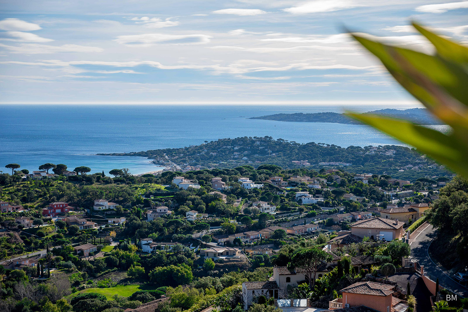 Blick auf die Bucht von Saint Tropez