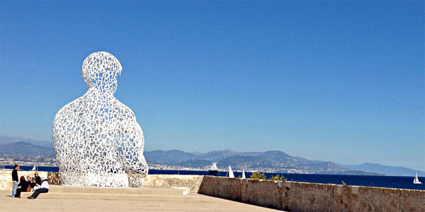 Antibes, eine gemütliche Stadt an der Côte d'Azur.